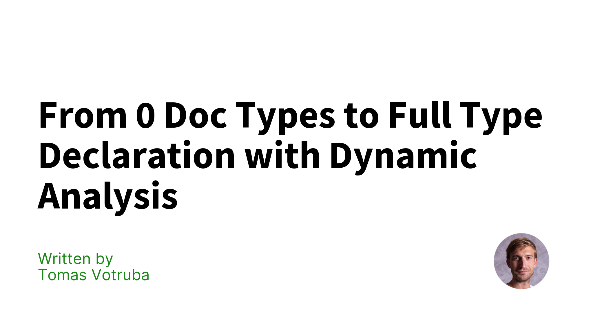 from-0-doc-types-to-full-type-declaration-with-dynamic-analysis-tomas